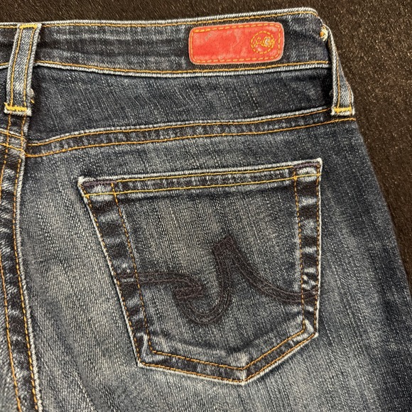 AG Adriano Goldschmied The Angelina Petite Bootcut Jeans Dark Wash Size 25R - Picture 5 of 5